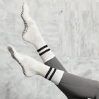 Striped Yoga Socks Toes With Non Slip And Breathable Fit