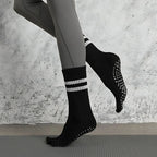 Striped Yoga Socks Toes With Non Slip And Breathable Fit