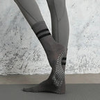 Striped Yoga Socks Toes With Non Slip And Breathable Fit