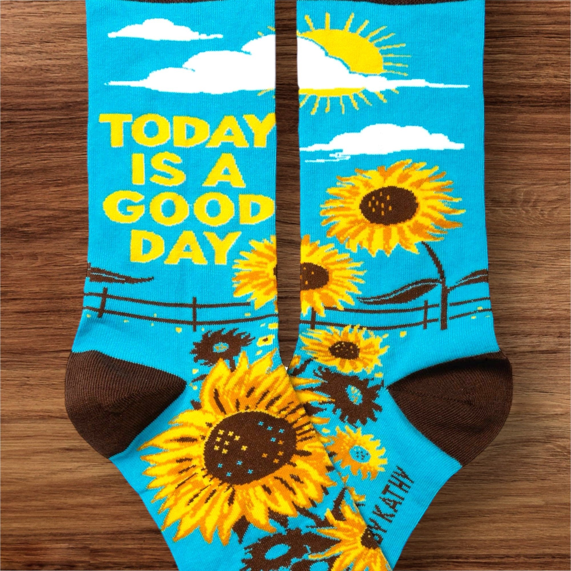 "Today Is A Good Day" Cheerful Unisex Socks