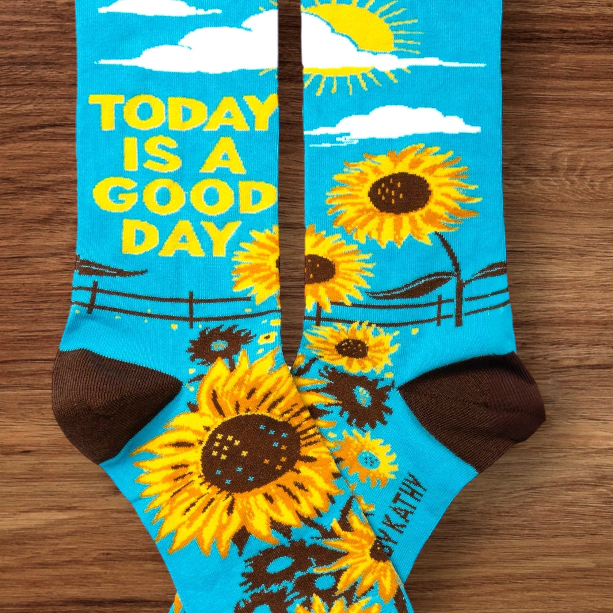 "Today Is A Good Day" Cheerful Unisex Socks