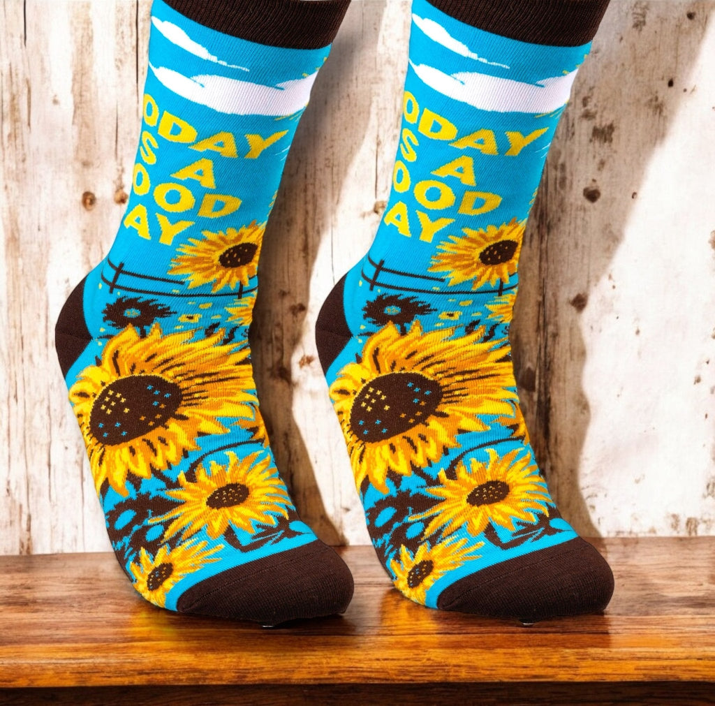 "Today Is A Good Day" Cheerful Unisex Socks