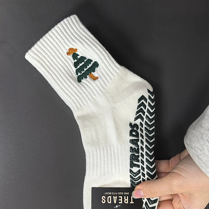 Howdy Holidays - Ankle Grip Sock (Barre / Pilates)