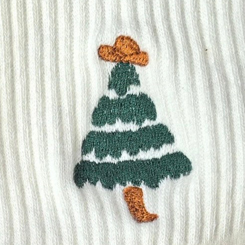 Howdy Holidays - Ankle Grip Sock (Barre / Pilates)