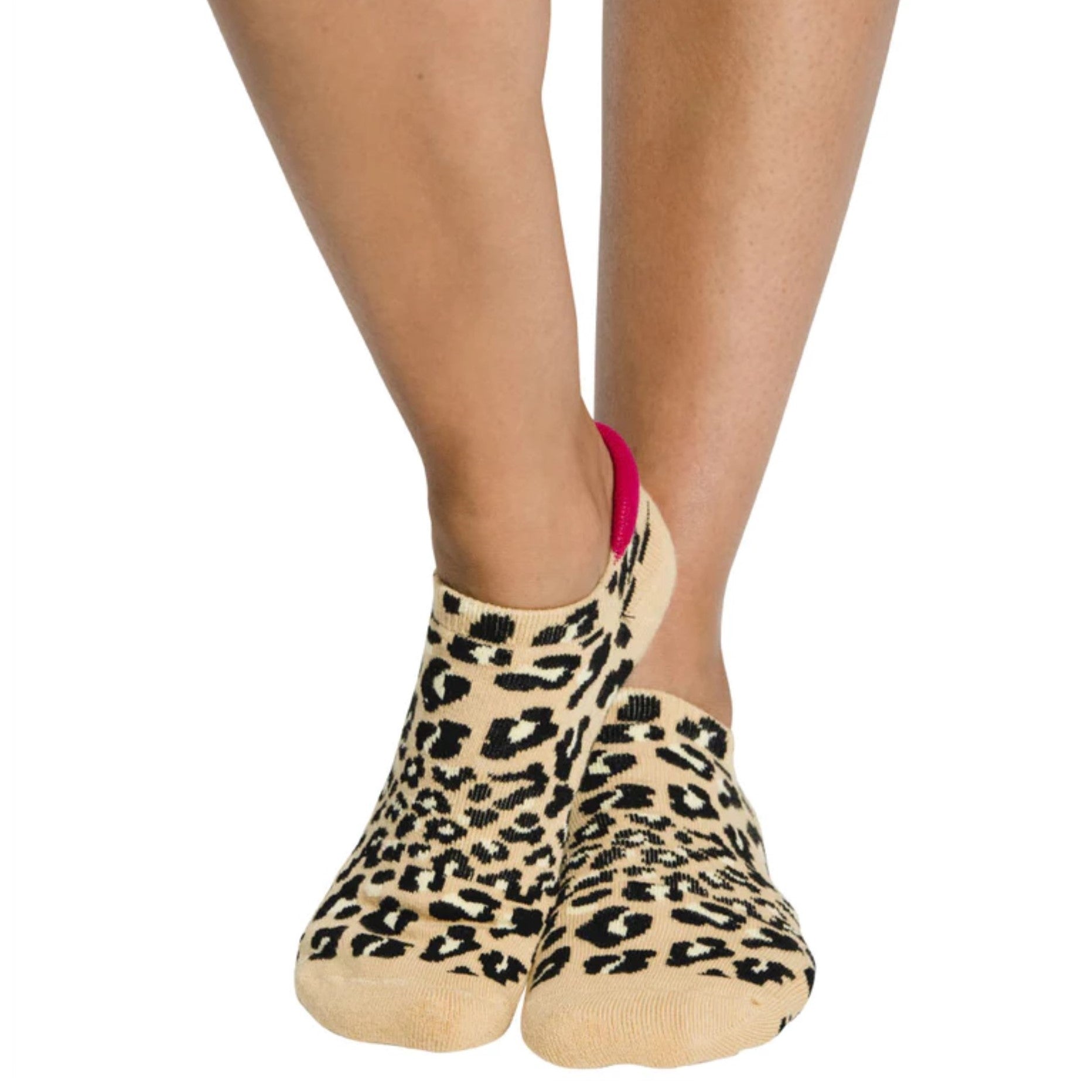 Tab Closed Toe Grip Socks -Wild Power 2 Pack (Barre / Pilates)
