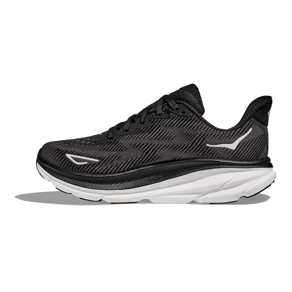 Hoka Clifton 9 - Black - White
