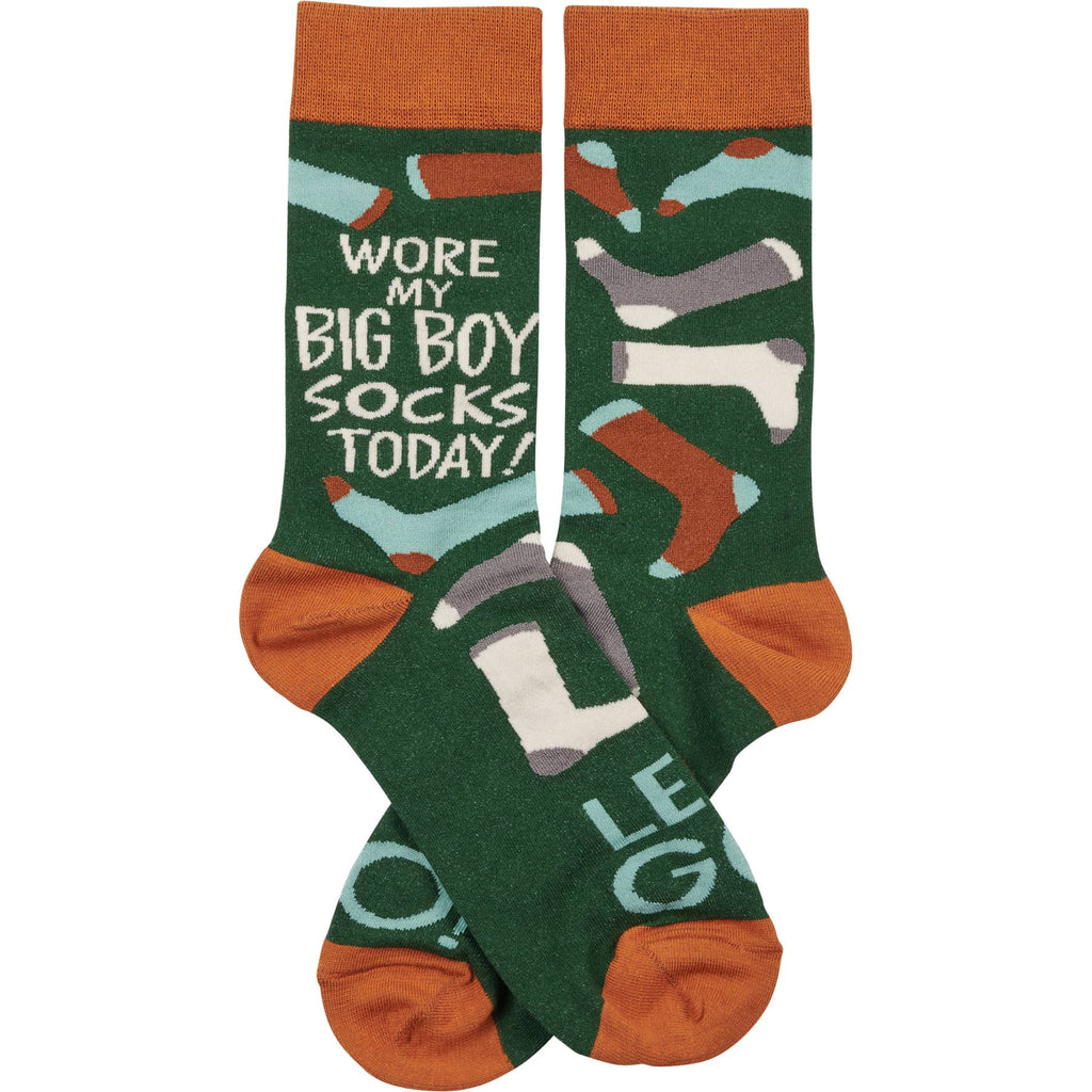 “Wore My Big Boy Socks Today” Socks